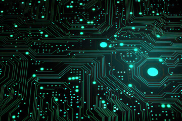 Fototapeta premium Tech Grid and Soft Edges Background