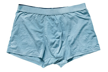 Blue briefs isolated