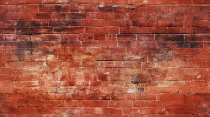 Naklejka premium Red Brick Wall Texture Background