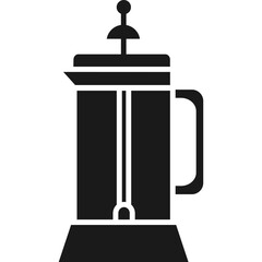 Fototapeta premium French Press Icon