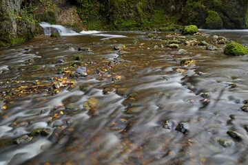 Am Geratser Wasserfall.