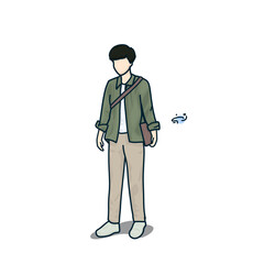 man with briefcase
Boy illustrations style 