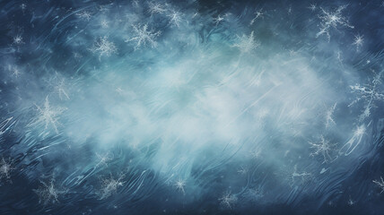Abstract Blue Ice Background