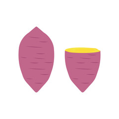 Sweet Potato. Sweet Potato on transparent background.