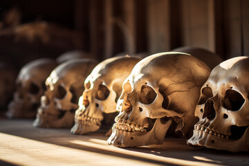 Skulls and Bones - obrazy, fototapety, plakaty