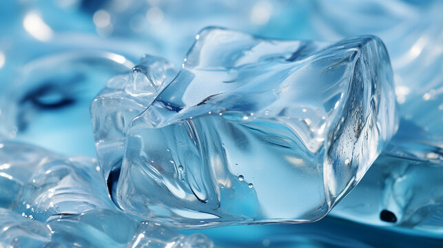 ice cubes HD 8K wallpaper Stock Photographic Image 