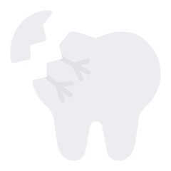 Broken Tooth Icon