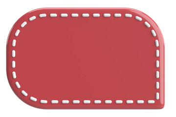 Price tag. Price label. 3D illustration.