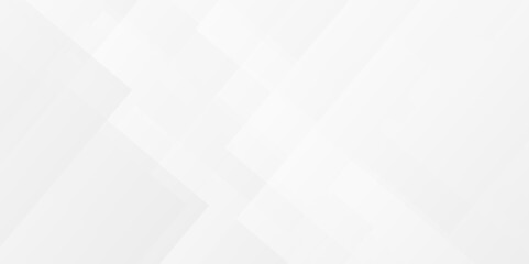 Abstract background seamless with lines and technology square triangle geometric texture background. Space futuristic design concept. Decorative web layout or poster, banner. White grey background.