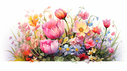 Amazing Spring Flower Illustration