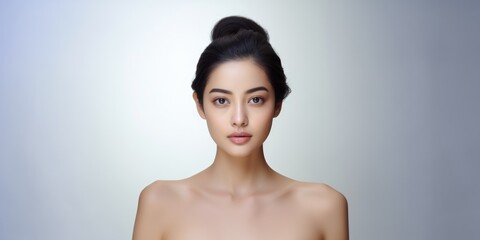 Beauty and Spa - Beautiful woman with clean fresh skin