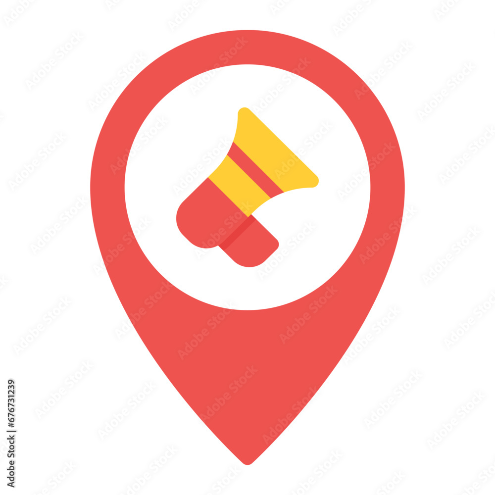 Sticker location icon