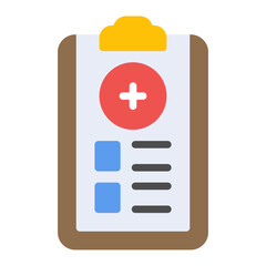 Fototapeta premium Medical Report Icon