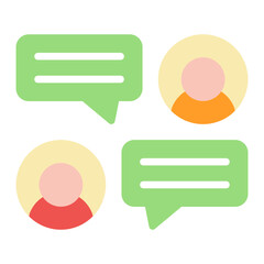 Person Chatting Icon