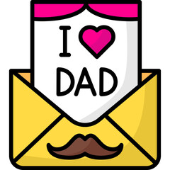 Father's Day Invitation Email Icon