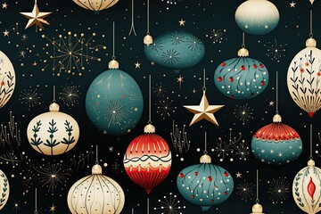 Backgrounds to decorate Christmas with fir trees.