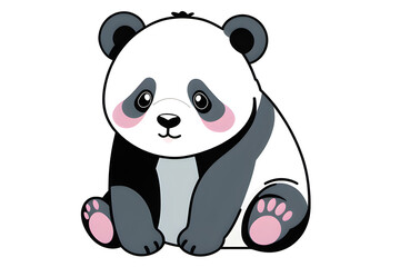 cute panda icon