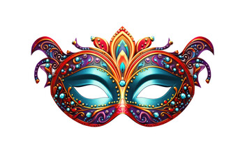carnival mask on transparent background