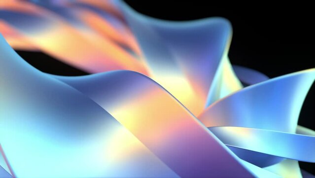 Abstract curve spiral wave animation background