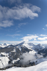 Obraz premium snow covered mountains