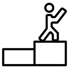 person growth line