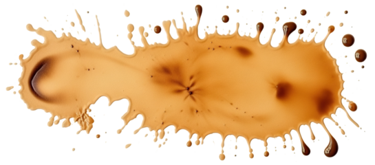 Coffee stains cut out