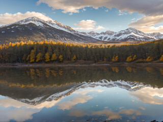Fototapeta premium lake in the mountains