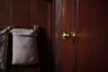 Door knob and new Plywood door