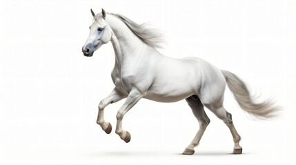 Horse isolated on white. background