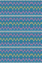 Knitting seamless  patterns for designing scarves, sweaters, bags, clothes, wallpaper.