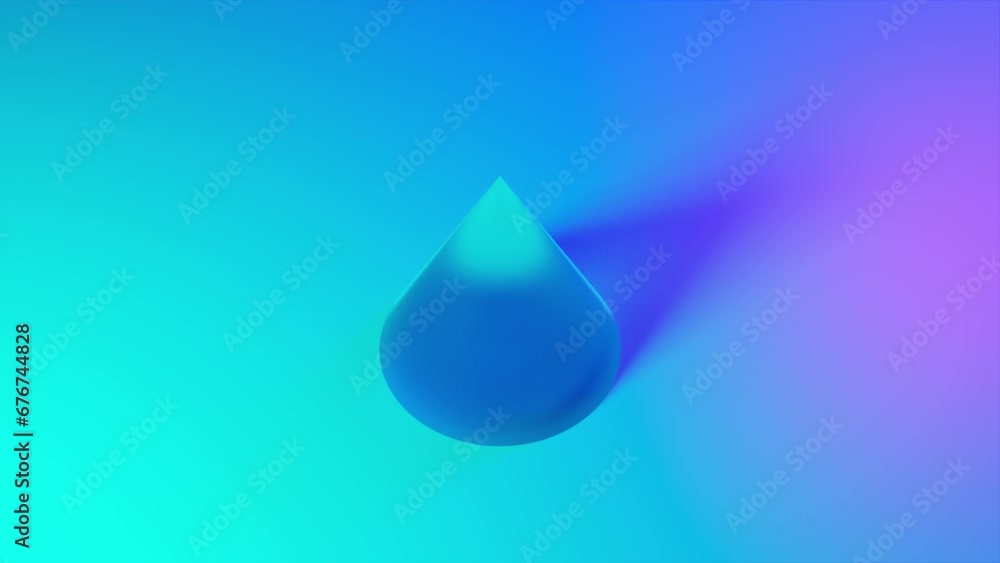 Aufkleber abstract 3d cone. computer generated render