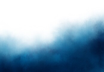 Beautiful hand painted blue background. Versatile artistic image for creative design projects: posters, banners, cards, covers, magazines, prints and wallpapers. Ink on paper. Artist-made art, no AI.