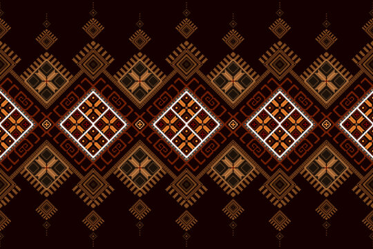 Beautiful seamless pattern pixcel style.
ethnic printing. ethnic motifs. aztec. 
ikat pattern.woven fabric. 
ethnic desig.carpet pattern. 
zigzag.tribal pattern.
baroque pattern.

