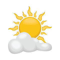 sun and cloud illustration