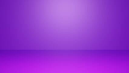 Purple blank background illustration 3d render, Blank background studio concept, Purple background texture
