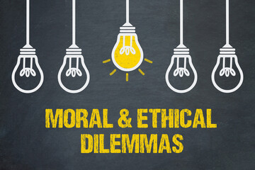 Moral & Ethical Dilemmas - obrazy, fototapety, plakaty