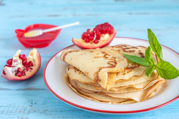 Moroccan Mofletta for Jewish holiday Rosh Hashanah.