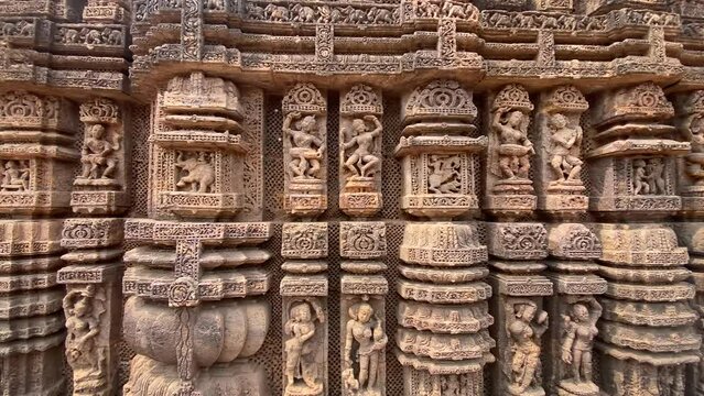 The Famous Konark Sun Temple, Which was built in 13th century.Sun Temple at Konark, Odisha, India.