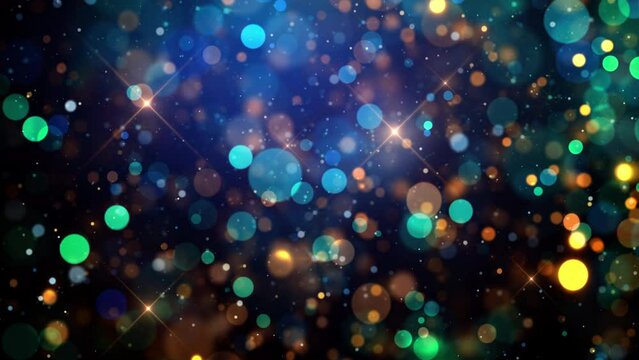 colorful bokeh abstract circles background