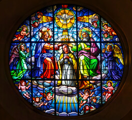 stained glass window