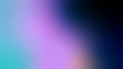 Turquoise pink dark blue gradient background. Noise grain texture backdrop.