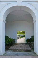 Fototapeta premium The Capodimonte forest in Naples, Italy.