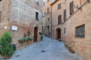 Fototapeta premium The village of Torrita di Siena, Italy.