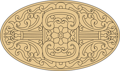 Luxury festive Chinese oriental traditional culture premium classical decoration red gold line art design vector illustration. Covers, greeting cards, logos, packaging, posters, backgrounds