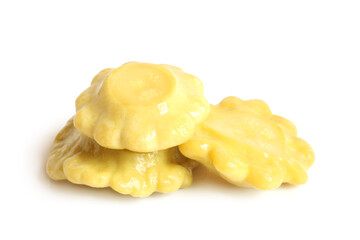 Marinated pattypan squash