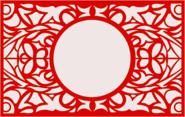 Luxury festive Chinese oriental traditional culture premium classical decoration red gold line art design vector illustration. Covers, greeting cards, logos, packaging, posters, backgrounds