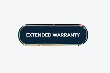  new extended warranty news website, click button, level, sign, speech, bubble  banner, 
