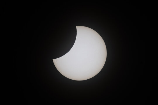 Partial solar eclipse on October 25th 2022