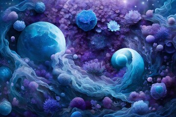 Obraz na płótnie Canvas jellyfish in the water