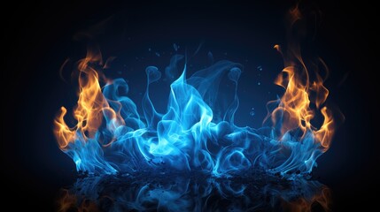 Fiery brilliance! Blue flame of gas, a symbol of intense energy and efficient heat. Invest in stocks capturing the essence of advanced gas technology. Sell the intensity, sell the stocks!